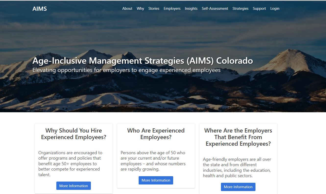 Image of AIMS CO Website